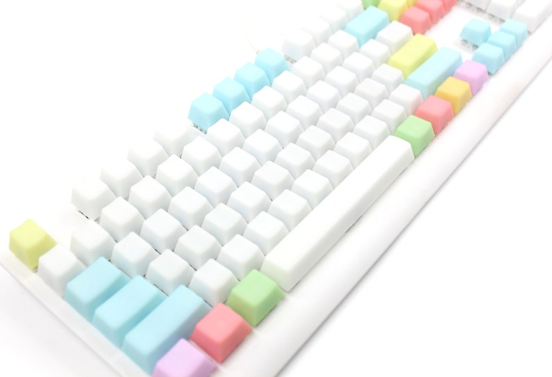 Jelly POM Keycaps Pastel Keycaps keyboard keycap pom keycap Backlit keycaps Jelly keycap Translucent keycap
