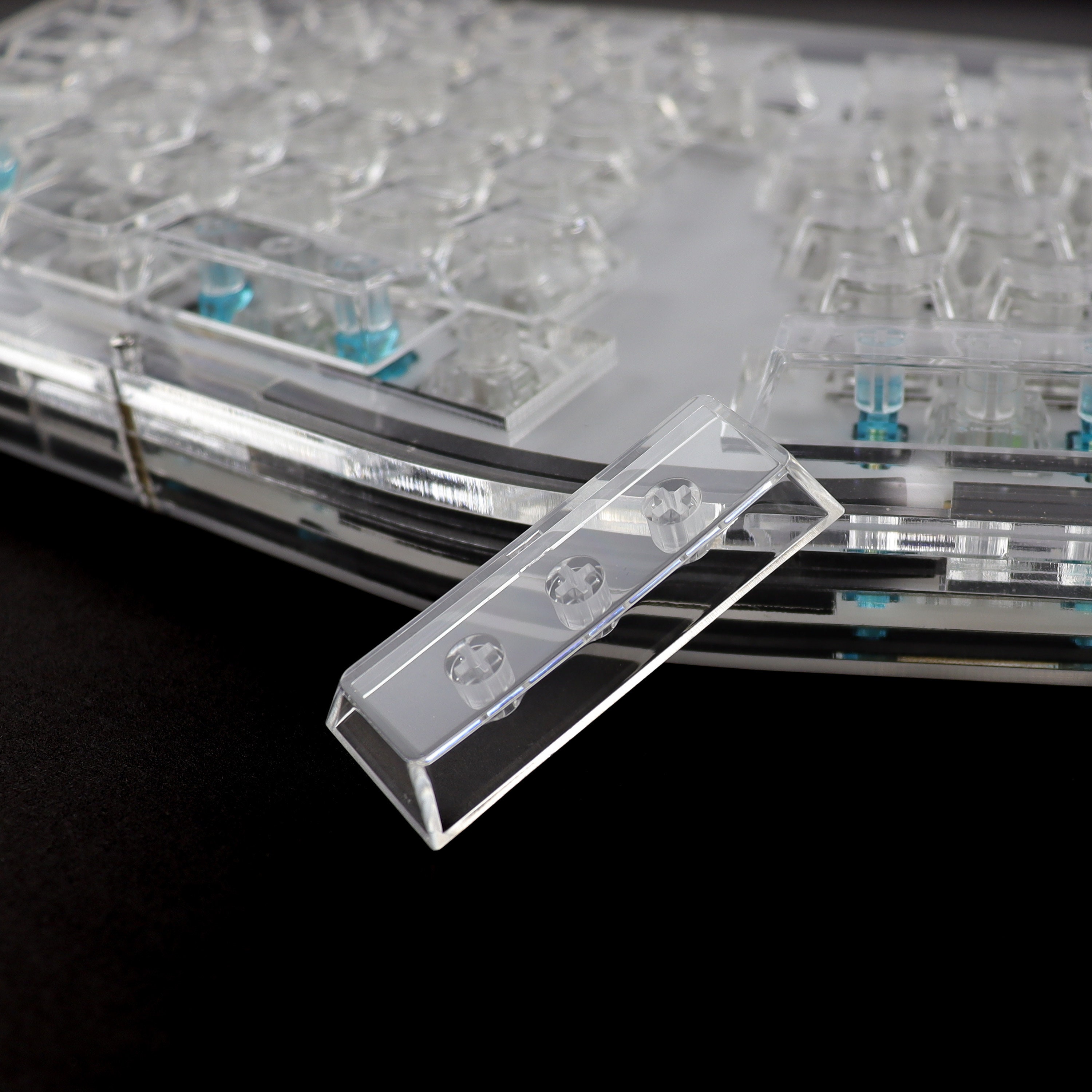 Keycaps Invisible Clear Keycaps Blank Keycap Transparent Keycaps Backlit Keycaps No ...