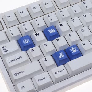 VALORANT Keycap Harbor Skill Keycap Set Q/E/X/C Keycap PBT Keycap For Wooting Keyboards