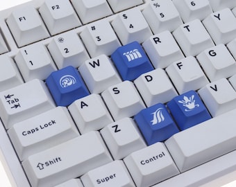 VALORANT Harbor Skill Keycap Set: PBT Keycaps for Wooting Keyboards
