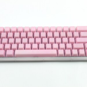 POM keycap Pink keycap Transparent keycap set keyboard keycap pom keycap jelly keycap