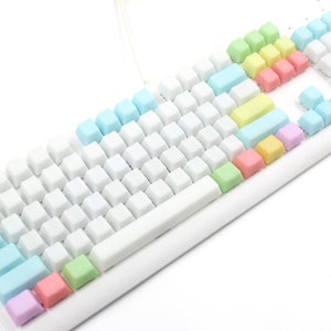 Jelly POM Keycaps Pastel Keycaps keyboard keycap pom keycap Backlit keycaps Jelly keycap Translucent keycap