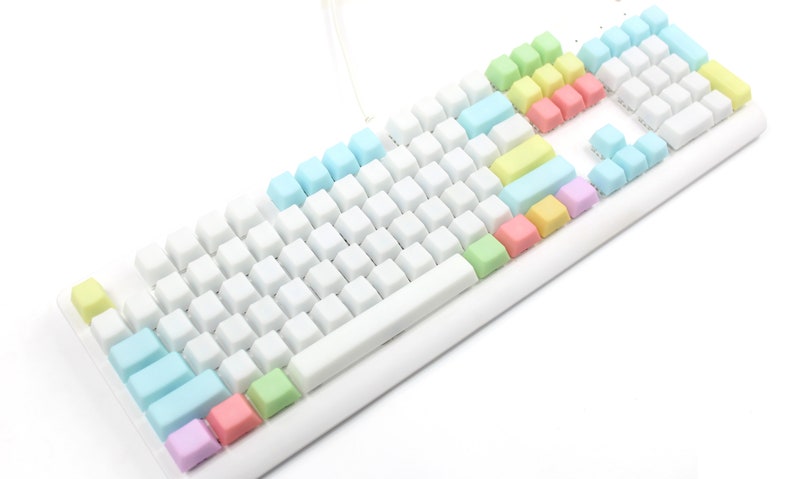 Jelly POM Keycaps Pastel Keycaps keyboard keycap pom keycap Backlit keycaps Jelly keycap Translucent keycap