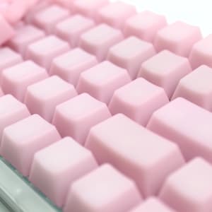POM keycap Pink keycap Transparent keycap set keyboard keycap pom keycap jelly keycap