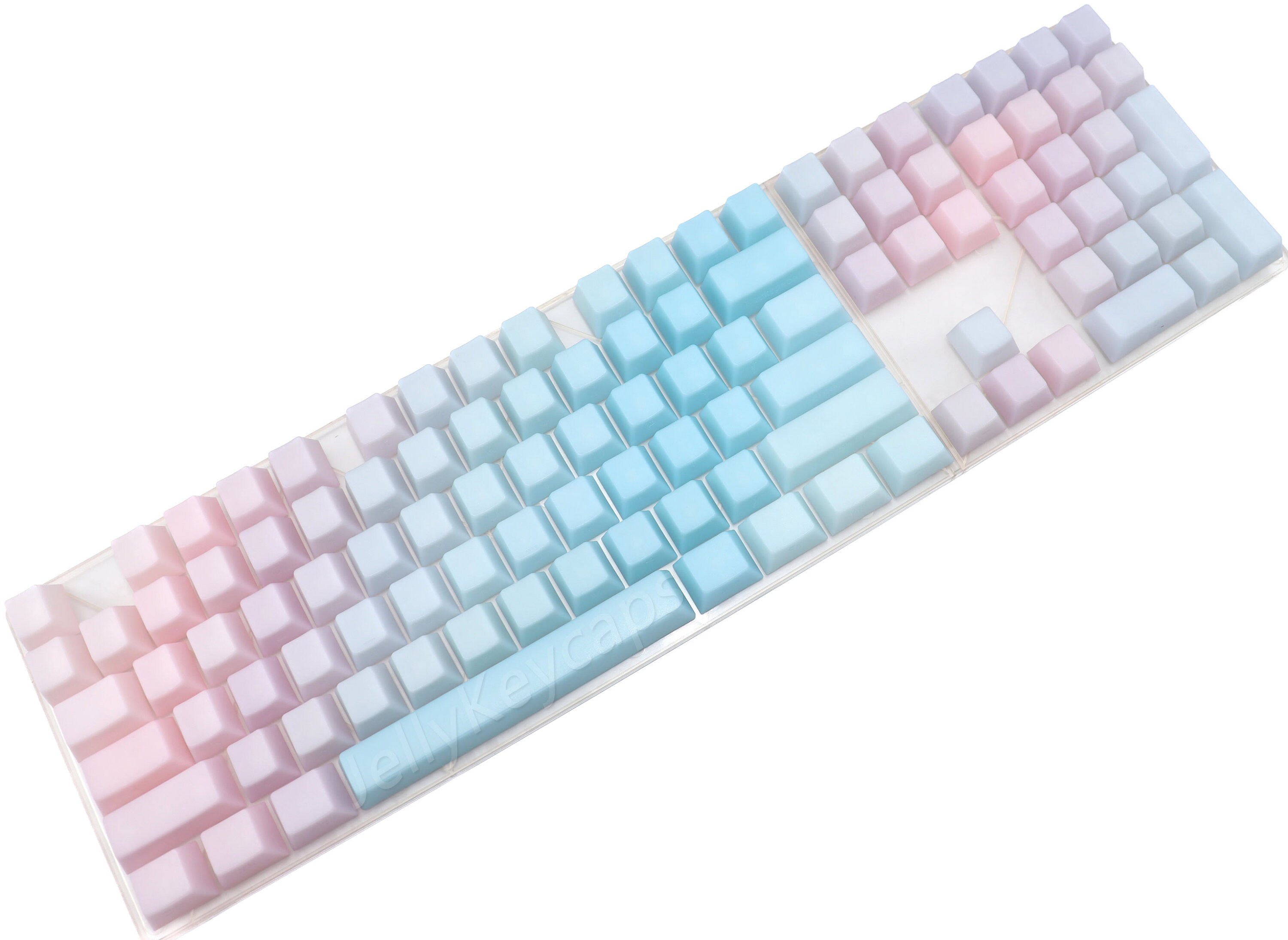 ゼリー POM キーキャップ レインボー ゼリー POM キーキャップ レインボー キーキャップ キーボード
