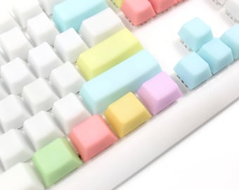 Jelly POM Keycaps Pastel Keycaps keyboard keycap pom keycap Backlit keycaps Jelly keycap Translucent keycap