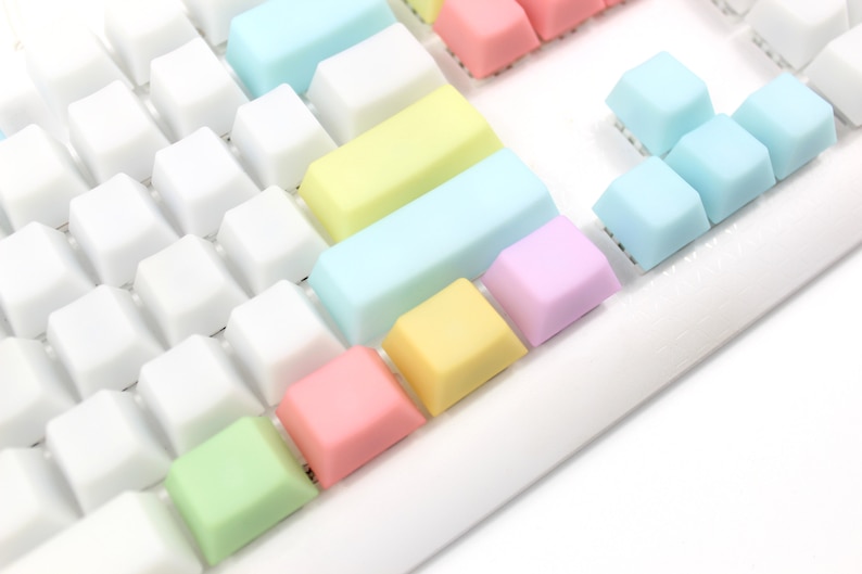 Jelly POM Keycaps Pastel Keycaps keyboard keycap pom keycap Backlit keycaps Jelly keycap Translucent keycap