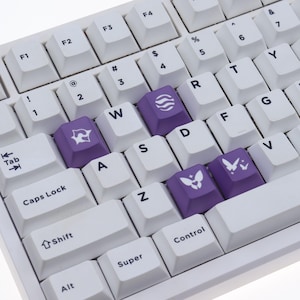VALORANT Keycap Clove Skill Keycap Set Q/E/X/C Keycap PBT Keycap For Wooting Keyboards