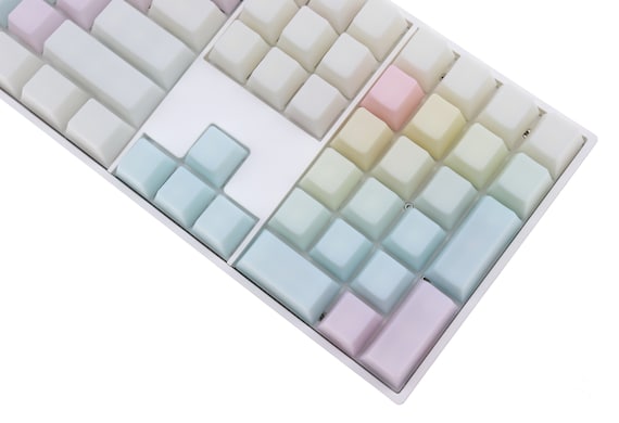 ゼリー POM キーキャップ レインボー ゼリー POM キーキャップ レインボー キーキャップ サイド