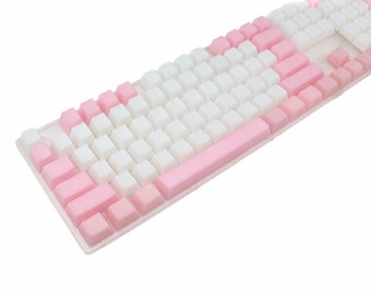 POM Jelly Strawberry Keycaps POM Jelly Keycaps pom keycap jelly keycap pink pom keycaps