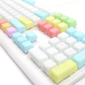 Jelly POM Keycaps Pastel Keycaps keyboard keycap pom keycap Backlit keycaps Jelly keycap Translucent keycap