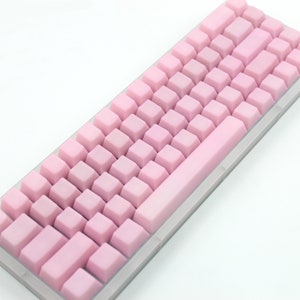 POM keycap Pink keycap Transparent keycap set keyboard keycap pom keycap jelly keycap
