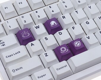 VALORANT Astra Skill Keycaps: PBT Keycap Set for Wooting Keyboards