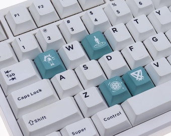 VALORANT KAY/O Skill Keycap Set: PBT Keycaps for Mechanical Keyboards