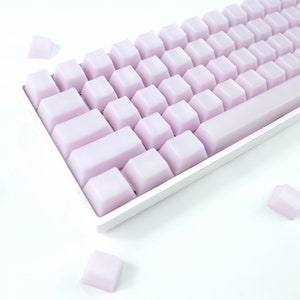 POM keycap lavender keycap Light purple keycap set keyboard keycap pom purple keycap jelly keycap girl gift Personalized gifts