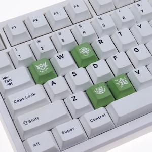 VALORANT Keycap Gekko Skill Keycap Set Q/E/X/C Keycap PBT Keycap For Wooting Keyboards