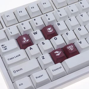 VALORANT Keycap Fade Skill Keycap Set Q/E/X/C Keycap PBT Keycap For Wooting Keyboards