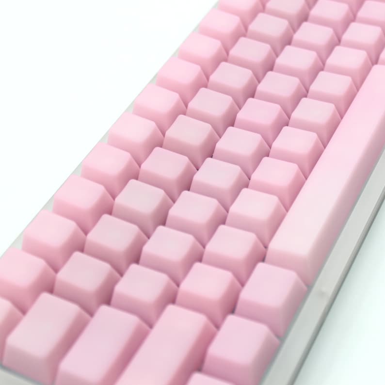 POM keycap Pink keycap Transparent keycap set keyboard keycap pom keycap jelly keycap