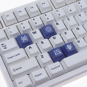 VALORANT Keycap Deadlock Skill Keycap Set Q/E/X/C Keycap PBT Keycap For Wooting Keyboards
