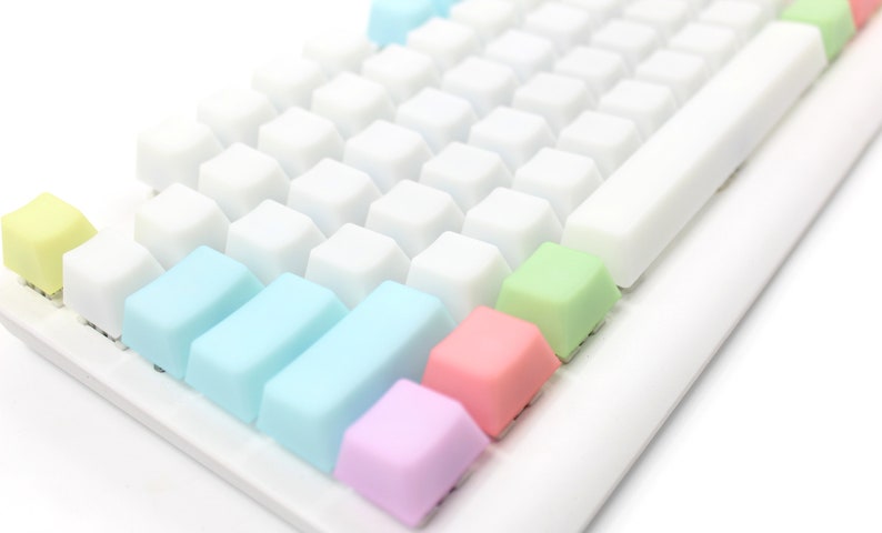 Jelly POM Keycaps Pastel Keycaps keyboard keycap pom keycap Backlit keycaps Jelly keycap Translucent keycap