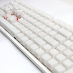 POM keycap White keycap Transparent keycap set keyboard keycap pom keycap jelly keycap