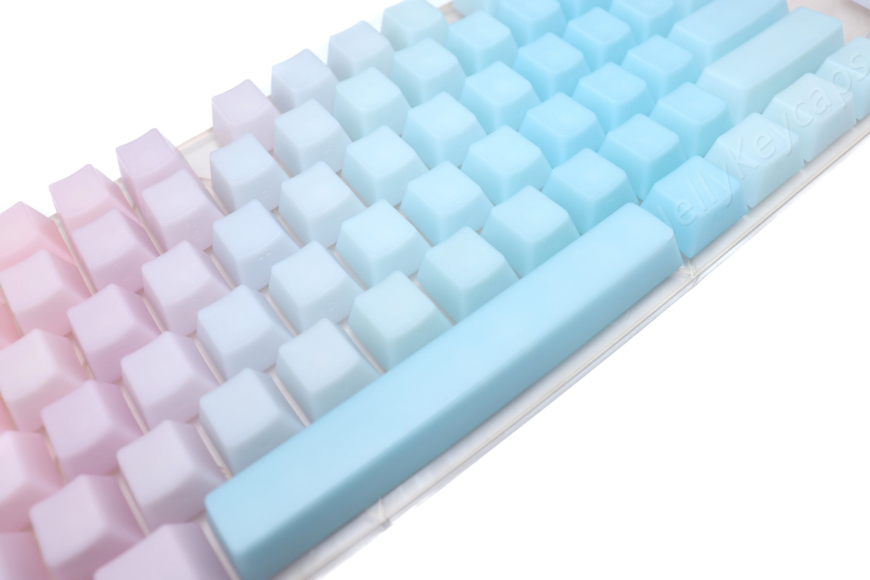 ゼリー POM キーキャップ レインボー EscapeKeyboard(エスケープキーボード) POM Jelly キーキャップ