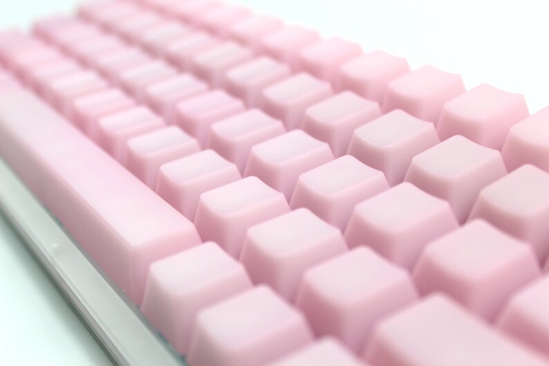 POM keycap Pink keycap Transparent keycap set keyboard keycap pom keycap jelly keycap