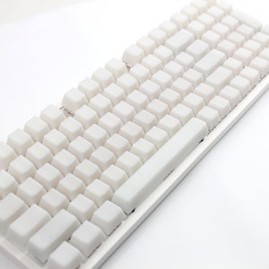 POM keycap White keycap Transparent keycap set keyboard keycap pom keycap jelly keycap