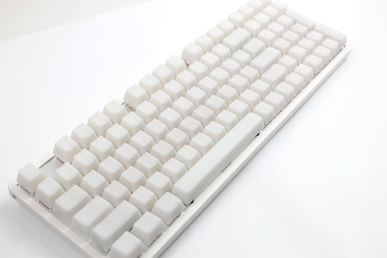 POM keycap White keycap Transparent keycap set keyboard keycap pom keycap jelly keycap