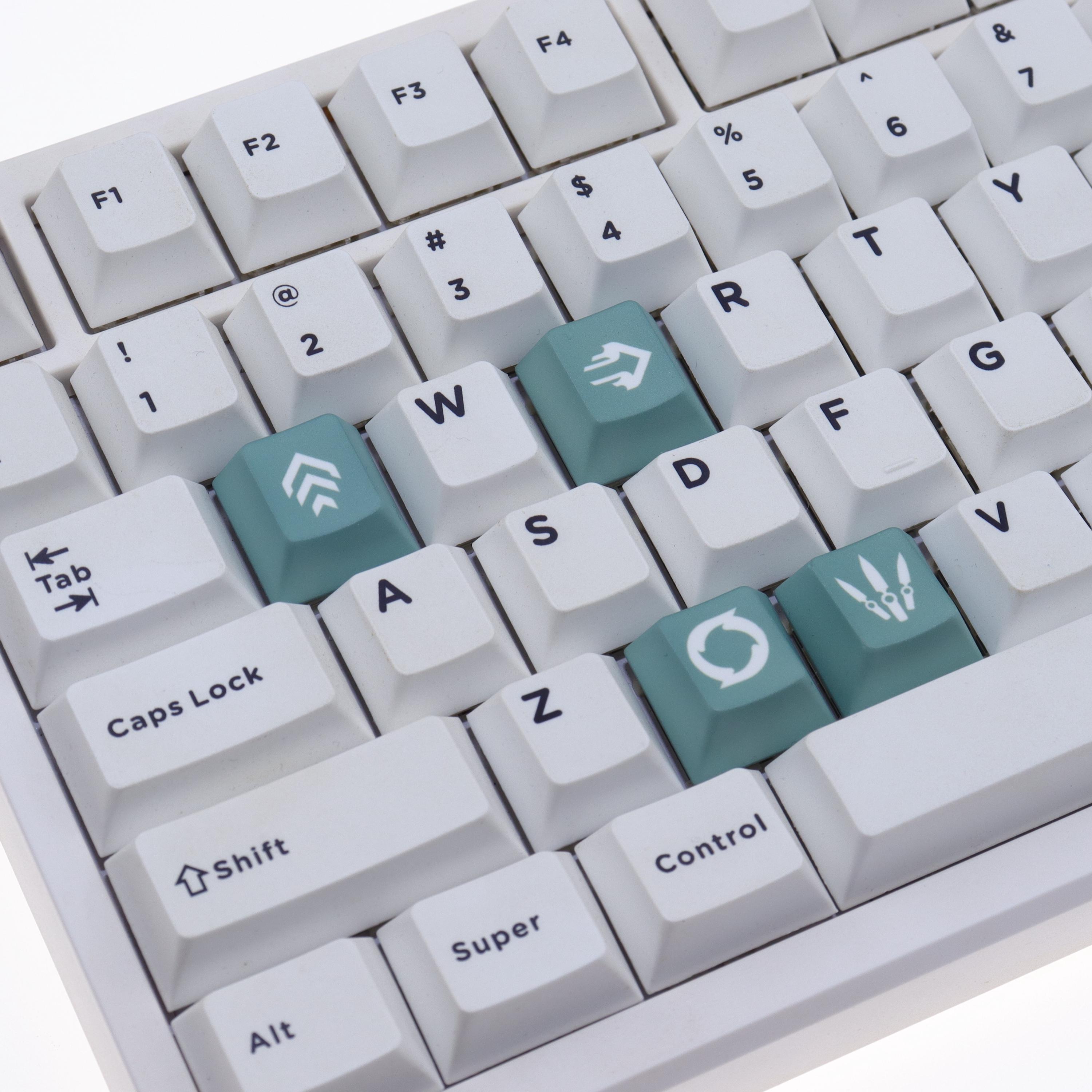 VALORANT Jett Skill Keycap Set: PBT Keycaps for Mechanical