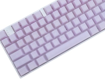 Jelly POM Keycaps Purple keycaps Top Legends (114 Keycap Set) Keyboard keycap pom keycap jelly keycap