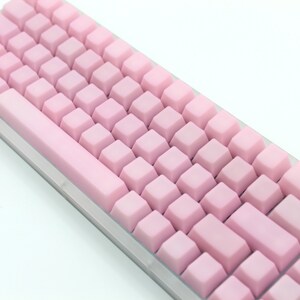 POM keycap Pink keycap Transparent keycap set keyboard keycap pom keycap jelly keycap