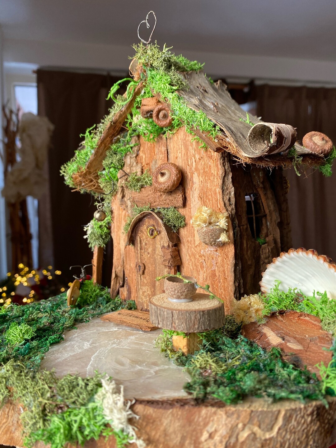 Kleine feenhaus mit Garten Etsy.de