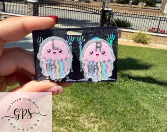 Jellyfish Glow In Dark Personalized Xray Markers, Xray Tech Gift, Lead Letters, Radiology Marker Set, Custom Xray Marker, Radiology Supplies