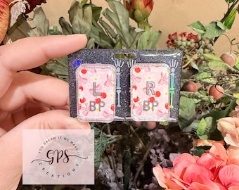 Cherry Coquette Bow Daisy  Xray Markers, Acrylic Xray Marker, Xray Markers With Initials, Xray Student, Radiology Markers, Xray Tech Gift