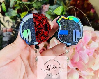 911 Dispatcher Badge Reel, ID Holder, Police Dispatcher, Firefighter Dispatcher, Law Enforcement Gift, First Responder Gift, urse Gift, Gift