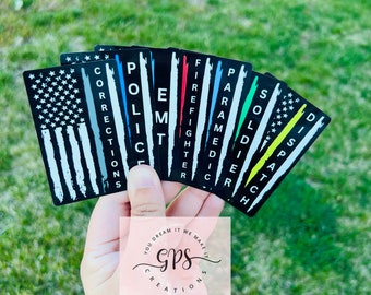 First Responder Prayer Cards, Firefighter, Police, 911 Dispatcher, Soldier, Corrections Officer, EMT, Paramedic, Prayer Card, Wallet Card