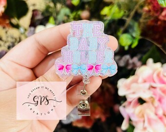 Baby Badge Reel, LD Nurse Badge, NICU Nurse, Labor Nurse Gift, Nicu Cuddlers Gift, Obgn, Medical Badge Reel, ID Holder, Badge Reel Gift