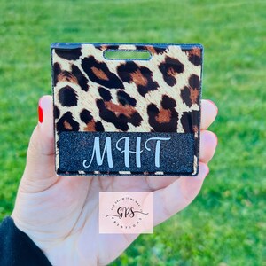 Cheetah Badge Buddy, Badge Buddy, Leopard Badge Buddy, ID Holder, Glitter Badge Buddy, Gift, Medical Badge Buddy, Teacher Badge Buddy