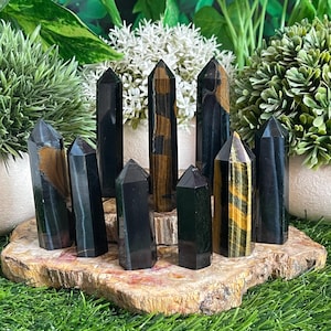 Small Blue Tigers Eye Tower
