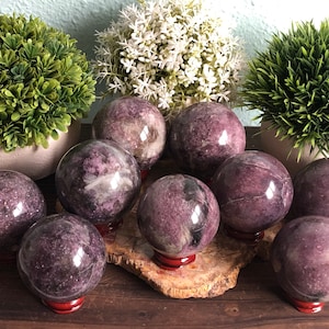 Purple Mica Sphere