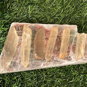 Tangerine Lemurian Quartz