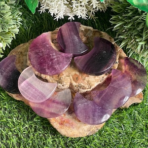Magenta Fluorite Moon