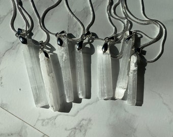 Selenite Necklace