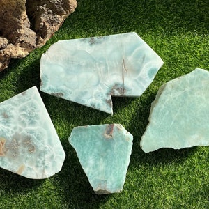 Large Larimar Slice