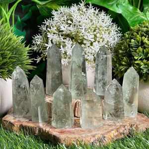 Large Prasiolite Tower