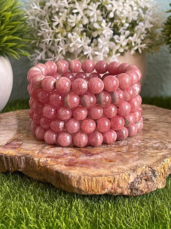 Rhodochrosite bracelet cheap