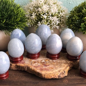Blue Calcite Egg