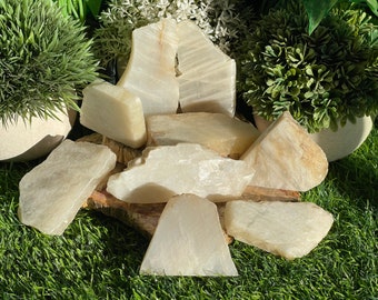 Moonstone Slab: Raw Crystal for New Beginnings