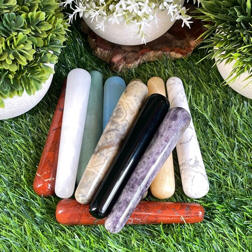 HELIOTROPE BLOODSTONE Crystal Massage Wand Crystal Wand Etsy